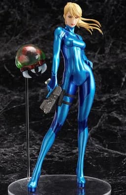 Samus Aran & Baby Metroid - Metroid: Other M - Max Factory 1/8 Zero Suit Ver. Figure, view 2